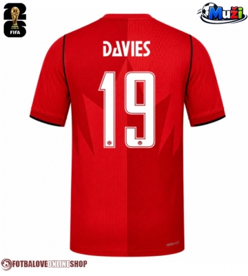 Kanada Alphonso Davies #19 Domácí Dres MS 2026 Krátkým Rukávem